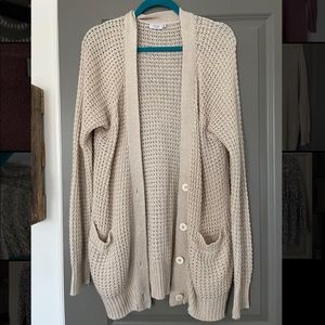 Cream crochet cardigan